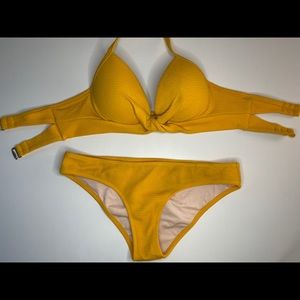 Yellow bikini